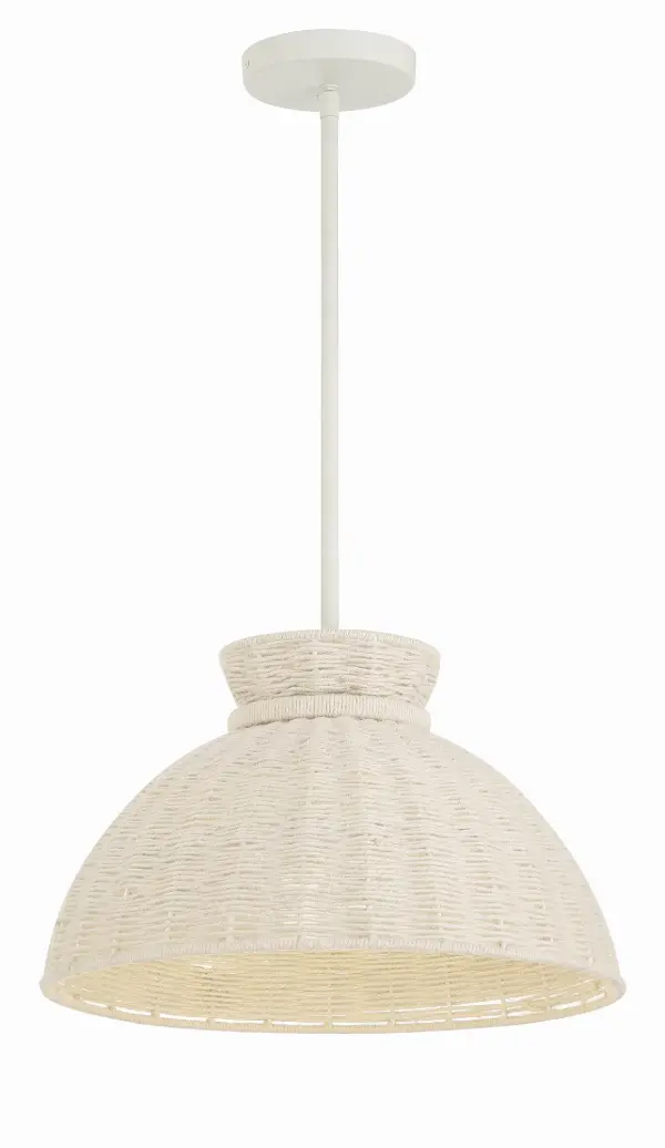 Reese 16" Jute Pendant Light - Image 2