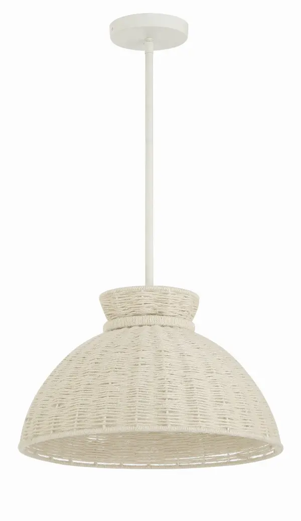 Reese 16" Jute Pendant Light - Image 3