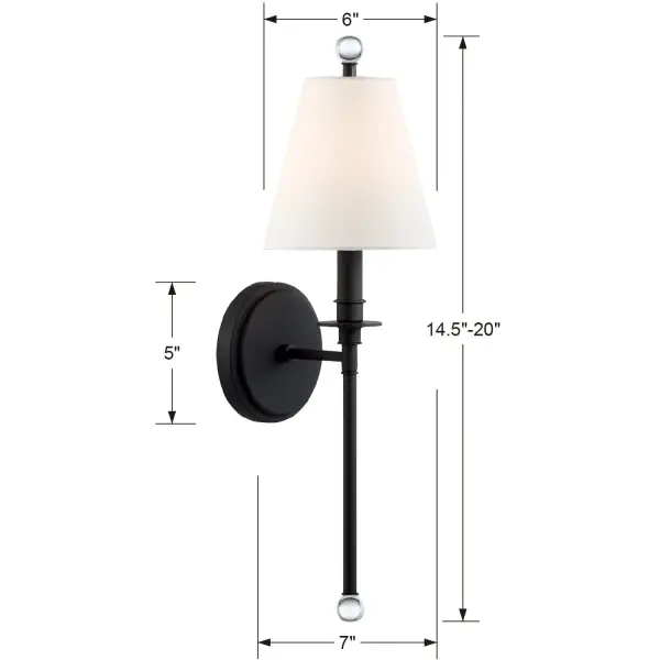 Riverdale 6" Sconce in Aged Brass - Image 17