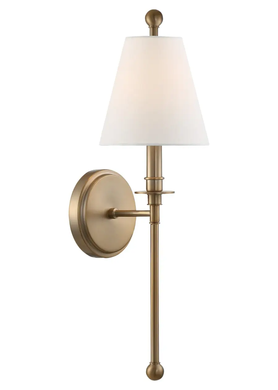 Riverdale 6" Sconce in Aged Brass - Image 4