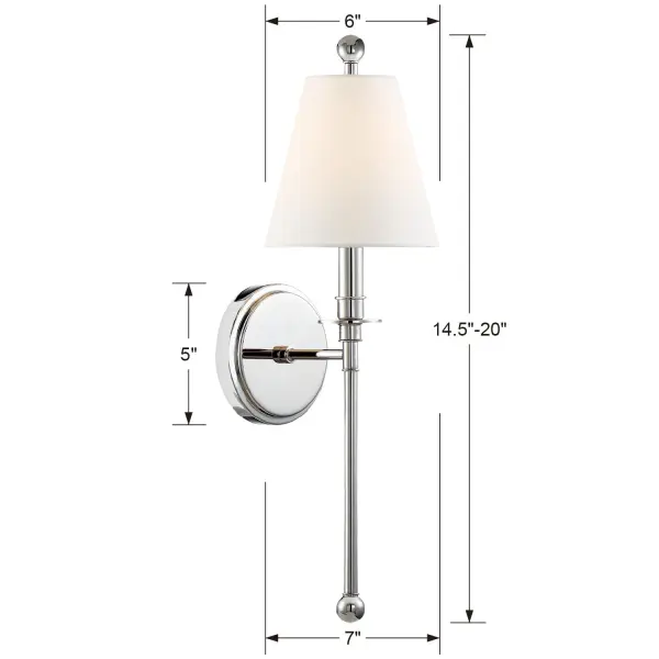 Riverdale 6" Sconce in Aged Brass - Image 34