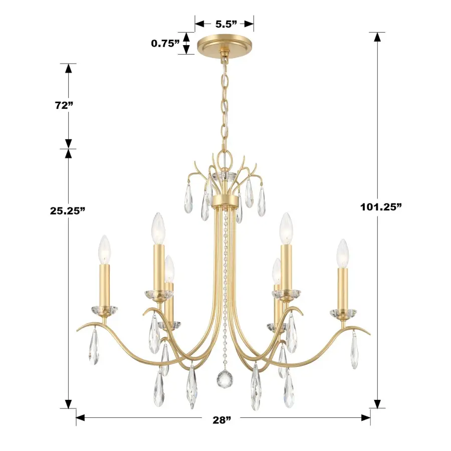 Rollins 28" Drum Chandelier - Image 6