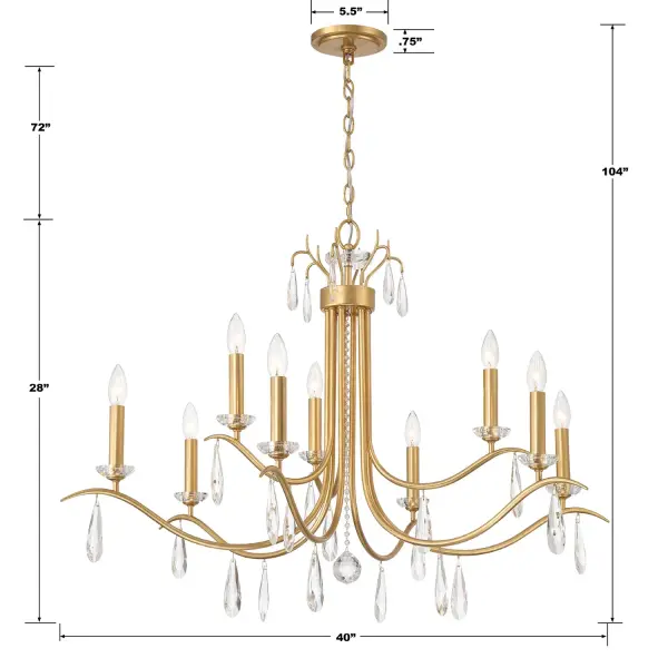 Rollins 40" Drum Chandelier - Image 7
