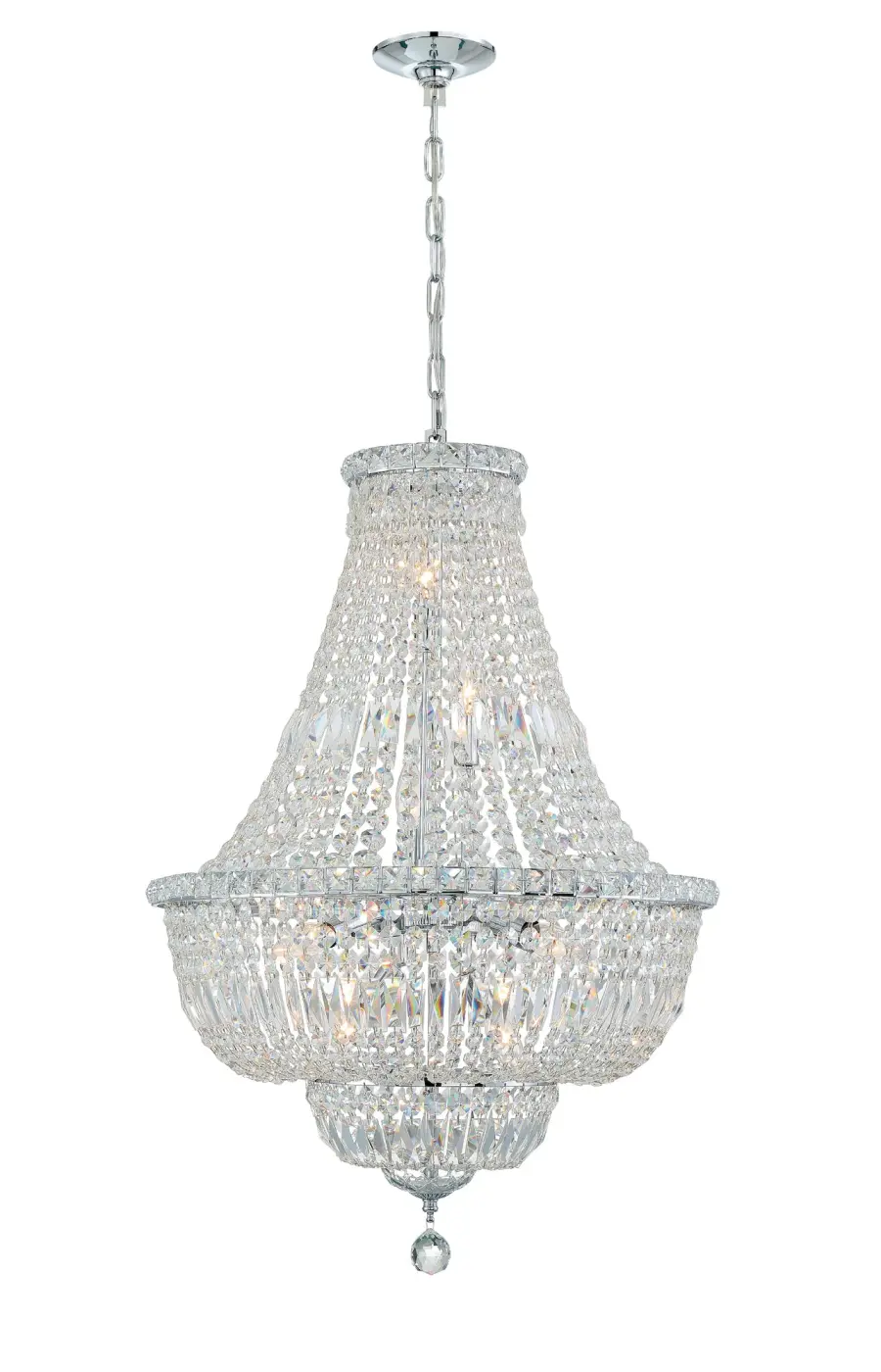 Roslyn 22" Crystal Chandelier - Image 9