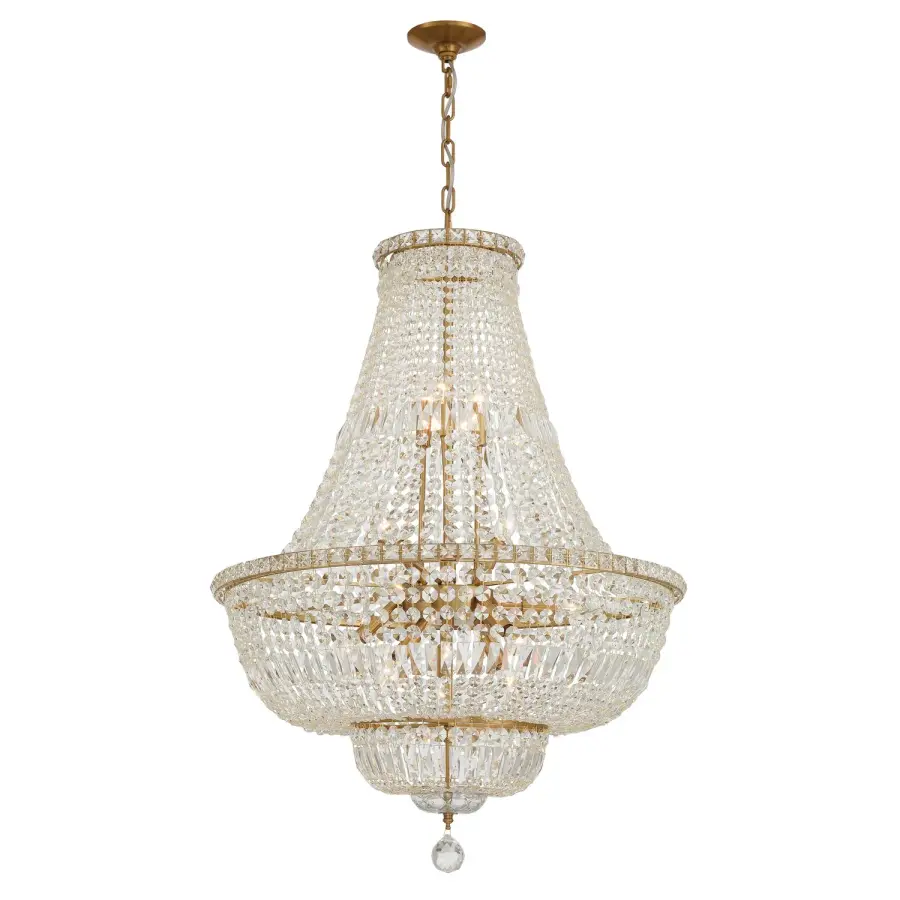 Roslyn 28" Crystal Chandelier - Image 1