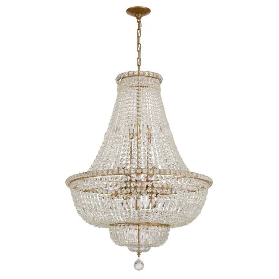 Roslyn 28" Crystal Chandelier - Image 2