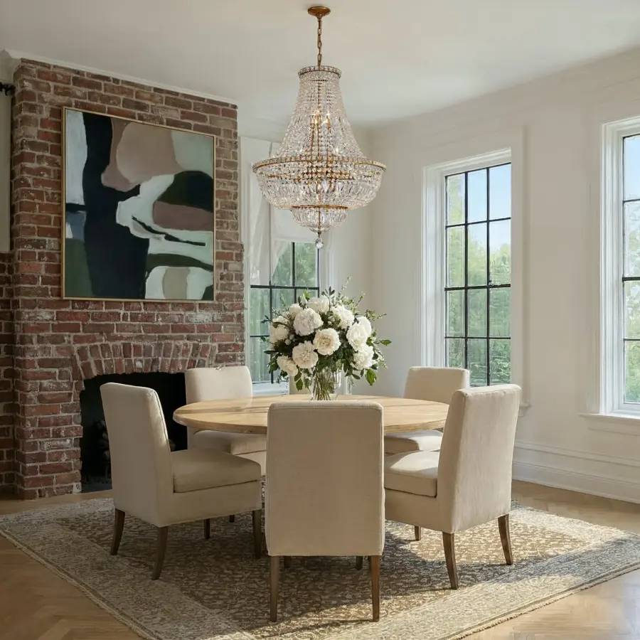 Roslyn 28" Crystal Chandelier - Image 6