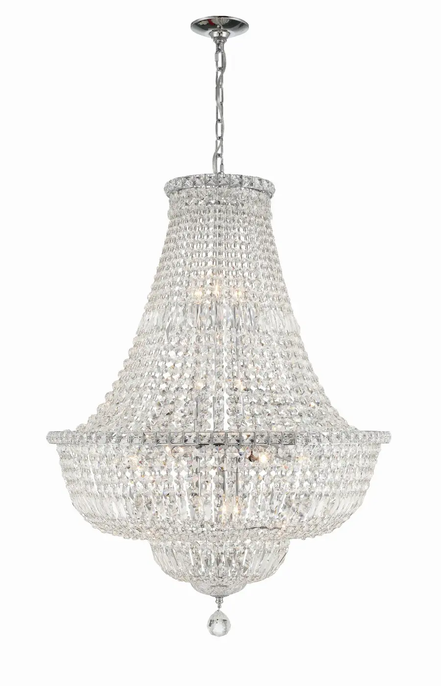 Roslyn 28" Crystal Chandelier - Image 9