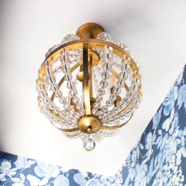 Roxy 14" Chandelier in Antique Gold - Image 6