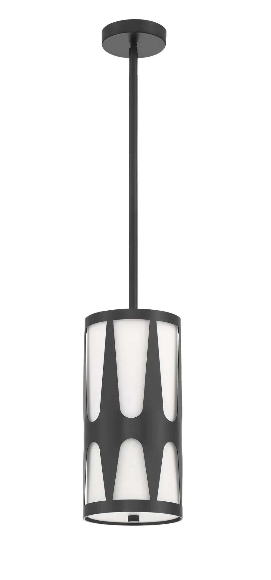 Royston 7" Mini Pendant in Black - Image 2