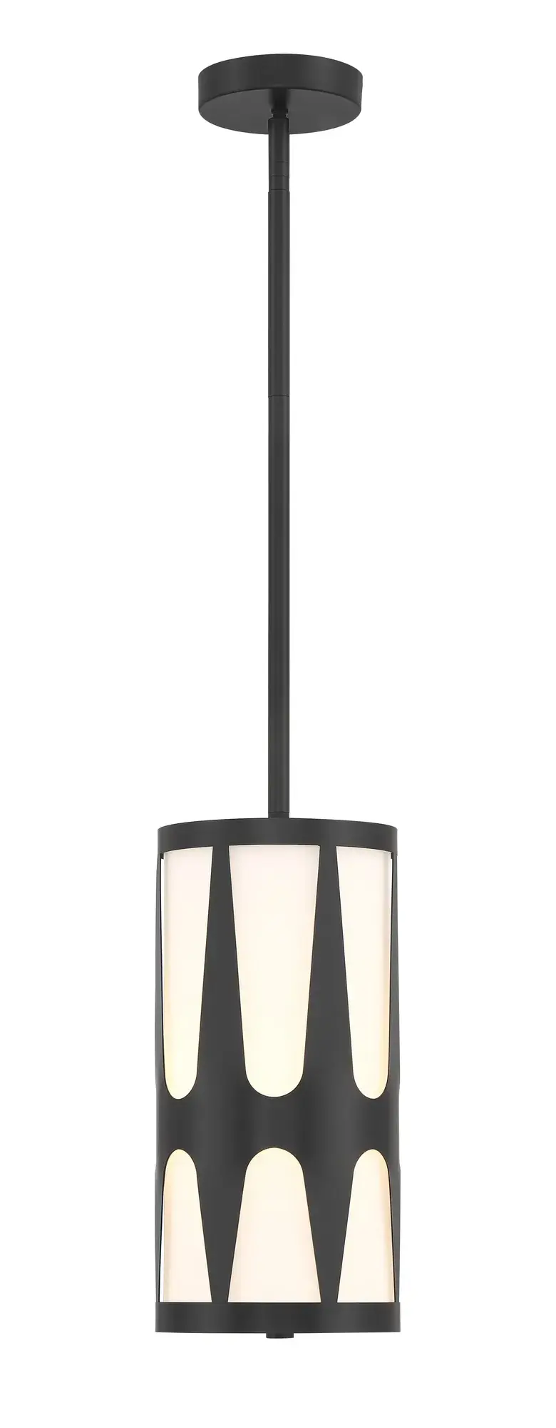 Royston 7" Mini Pendant in Black - Image 3