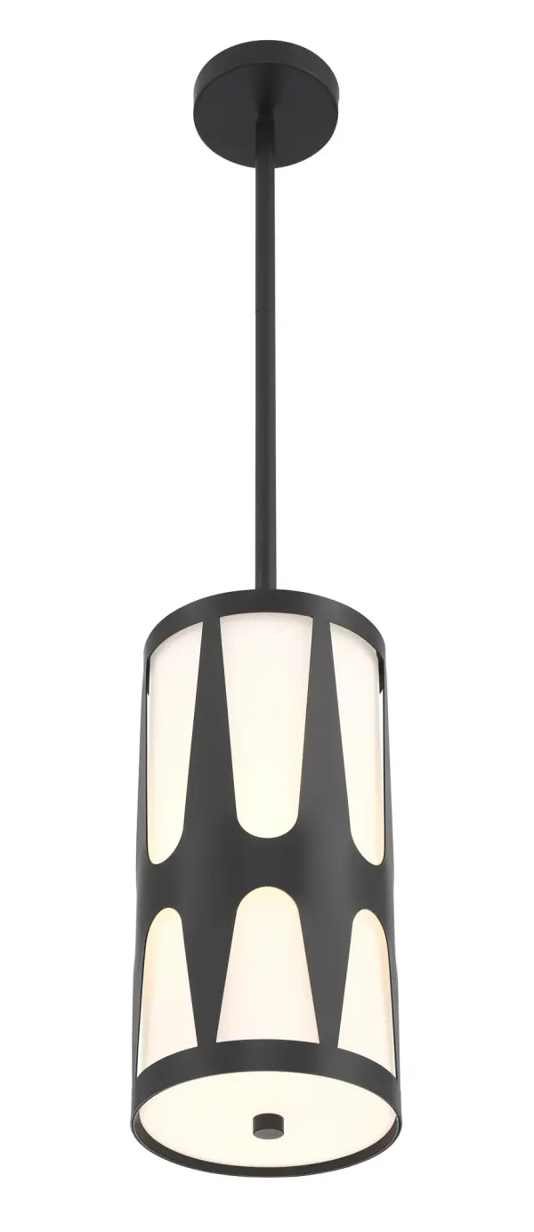 Royston 7" Mini Pendant in Black - Image 4