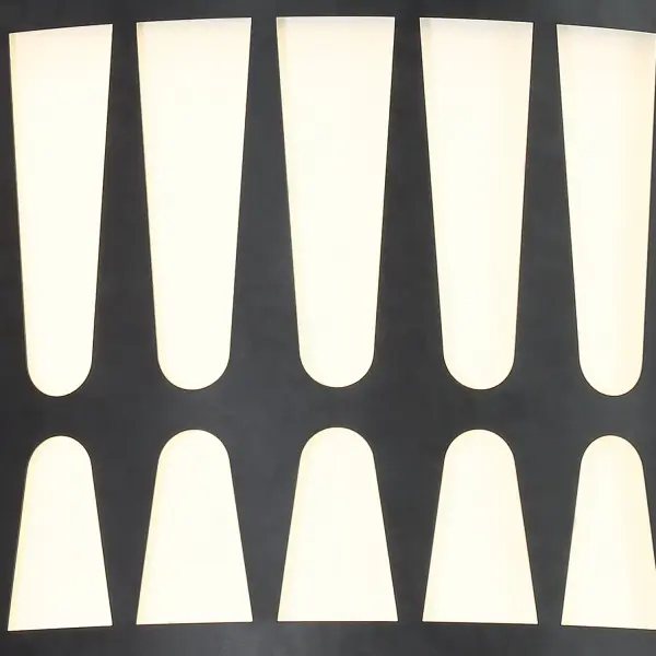 Royston 15" Black Pendant Light - Image 3