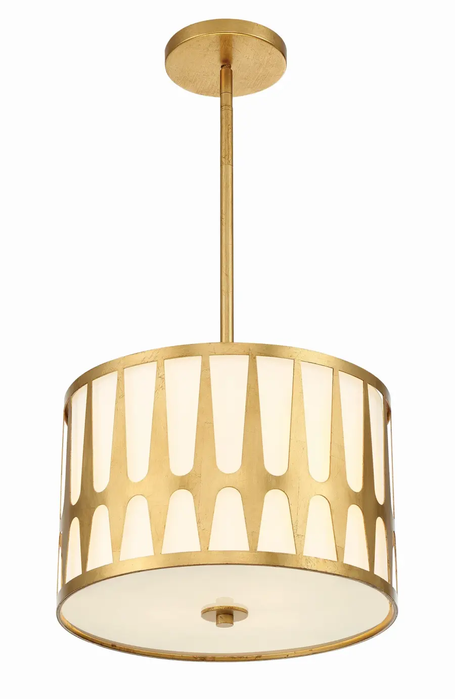 Royston 15" Black Pendant Light - Image 8