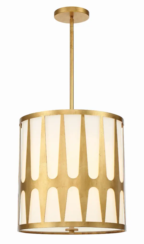 Royston 17" Black Pendant Light - Image 11