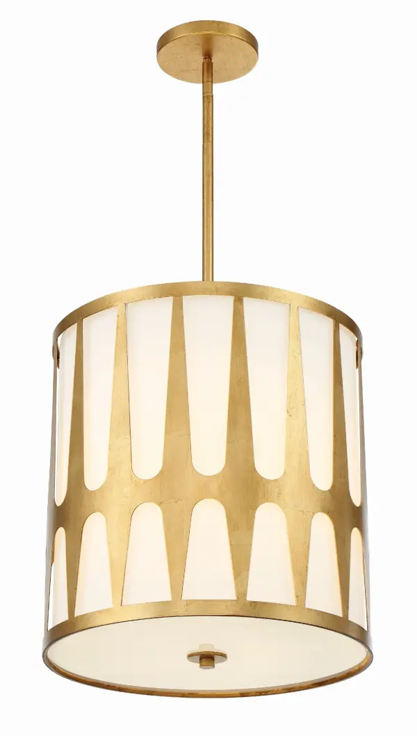 Royston 17" Black Pendant Light - Image 12