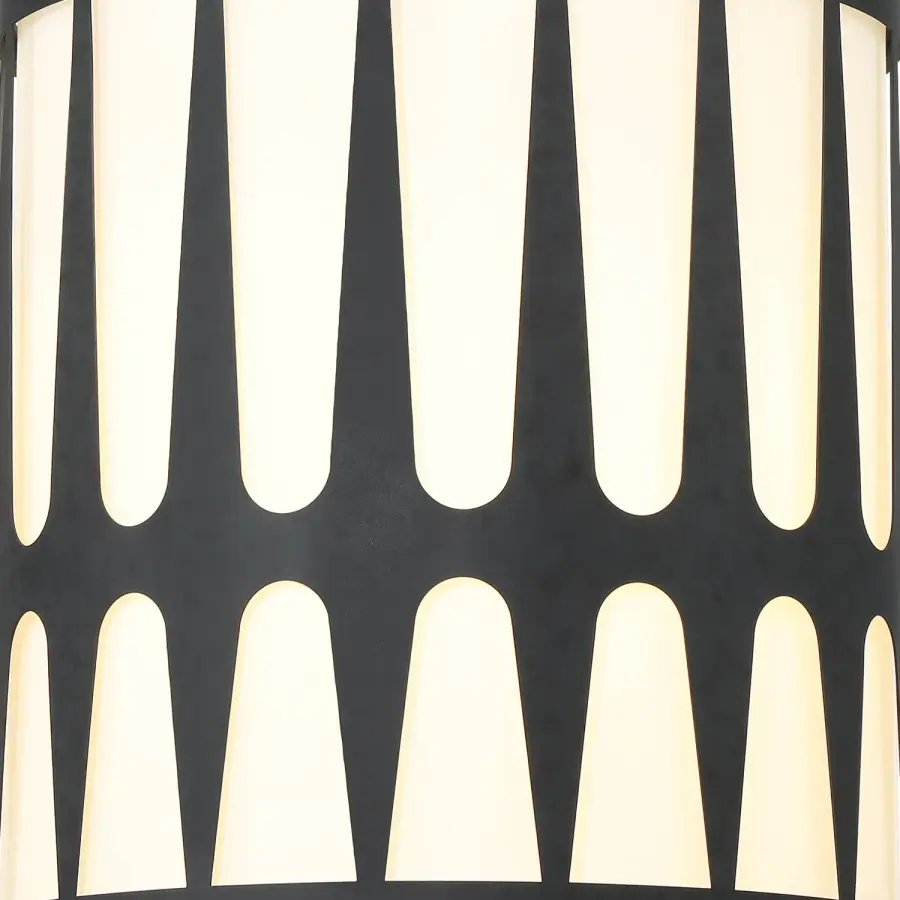 Royston 17" Black Pendant Light - Image 3