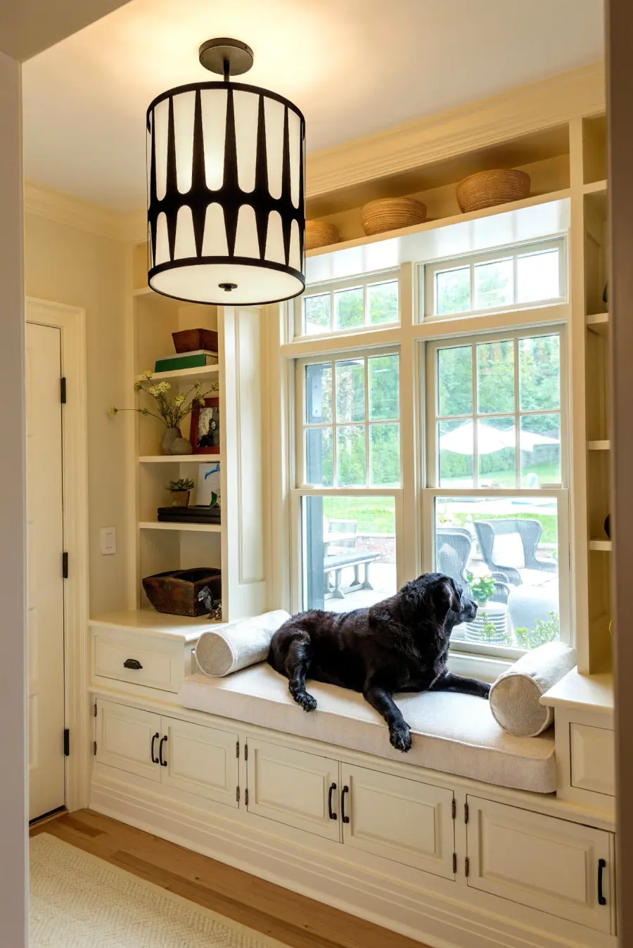 Royston 17" Black Pendant Light - Image 7