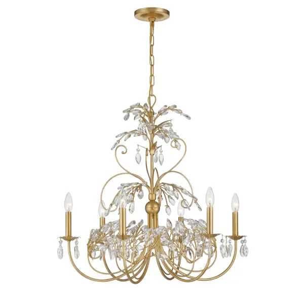 Sadie 29" Multi-Tiered Crystal Chandelier - Image 3