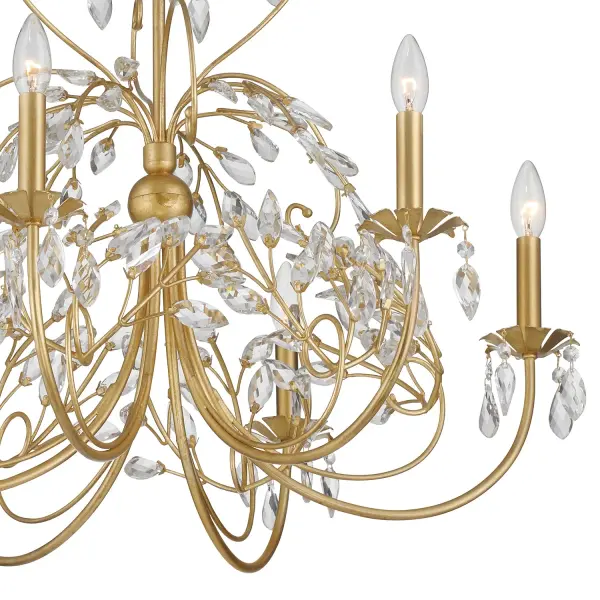 Sadie 29" Multi-Tiered Crystal Chandelier - Image 5