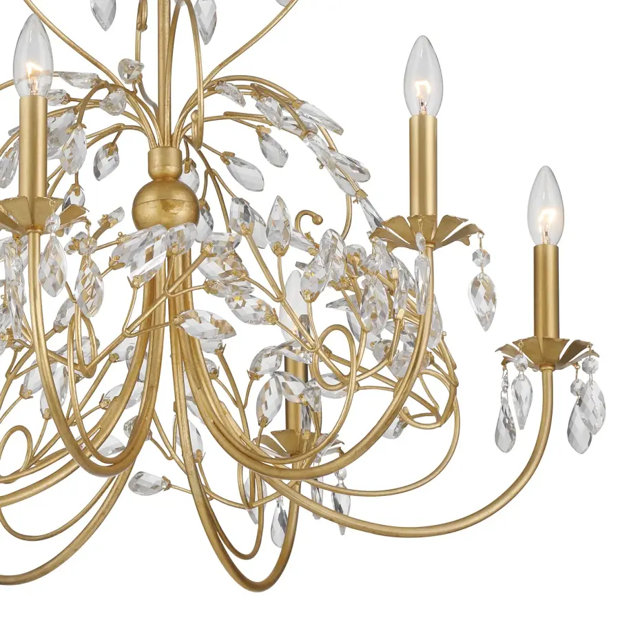 Sadie 29" Multi-Tiered Crystal Chandelier - Image 5