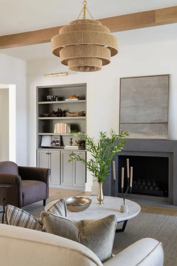 Shyla 32" Tiered Jute Chandelier - Image 7