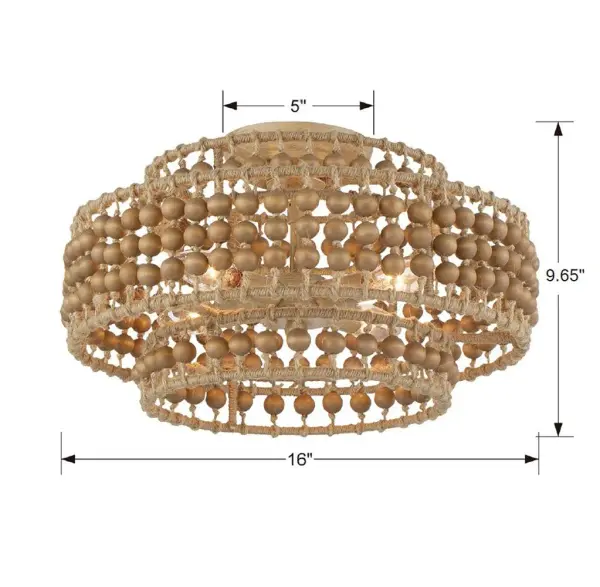 Silas 16" Semi Flush Mount - Image 7