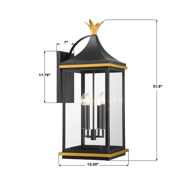 Simpson 12.25" Outdoor Sconce - Image 8
