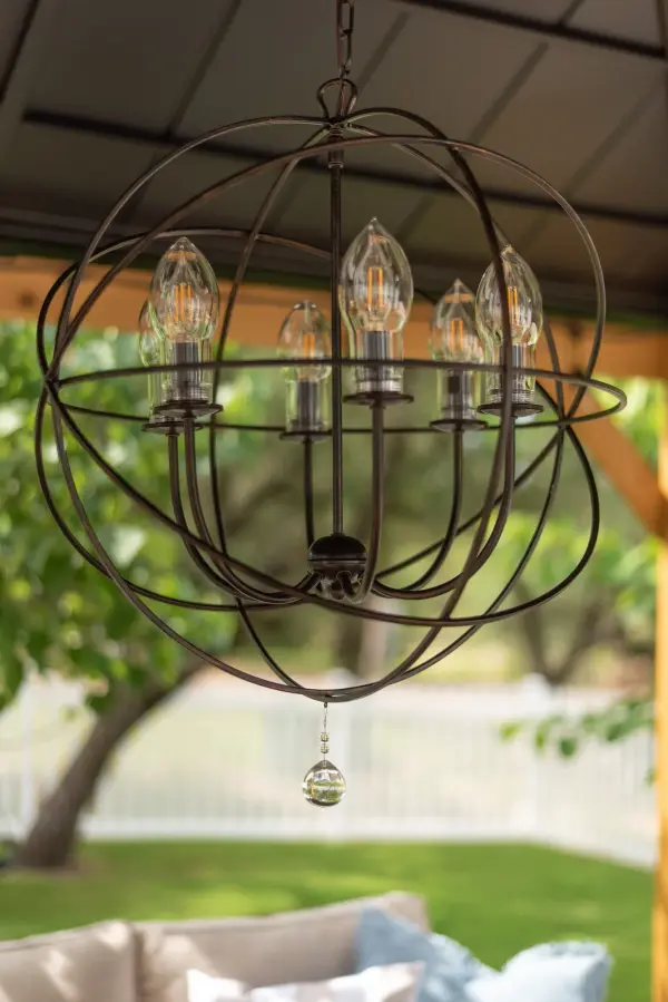 Solaris 22.5" Outdoor Chandelier - Image 5
