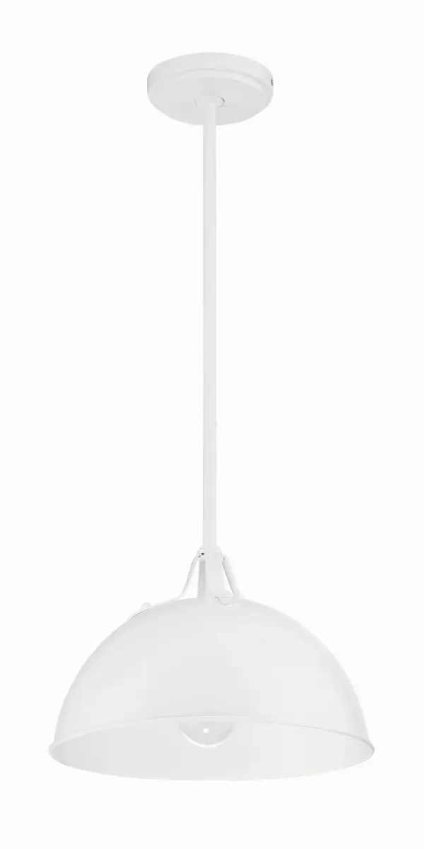 Soto 12" Pendant in Matte White - Image 11