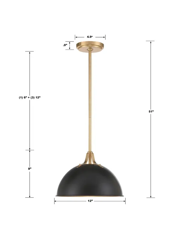 Soto 12" Pendant in Matte White - Image 6