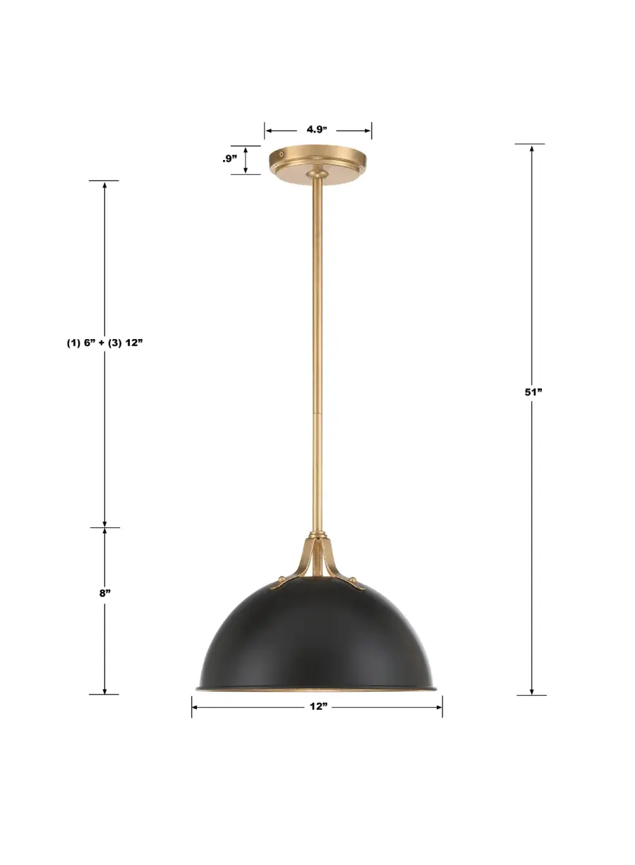 Soto 12" Pendant in Matte White - Image 6