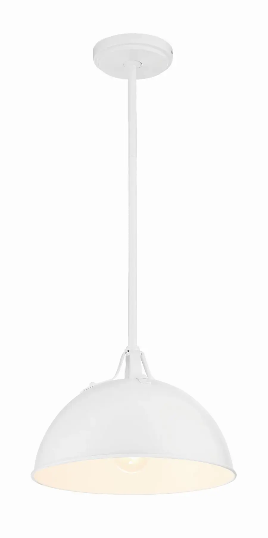 Soto 12" Pendant in Matte White - Image 8