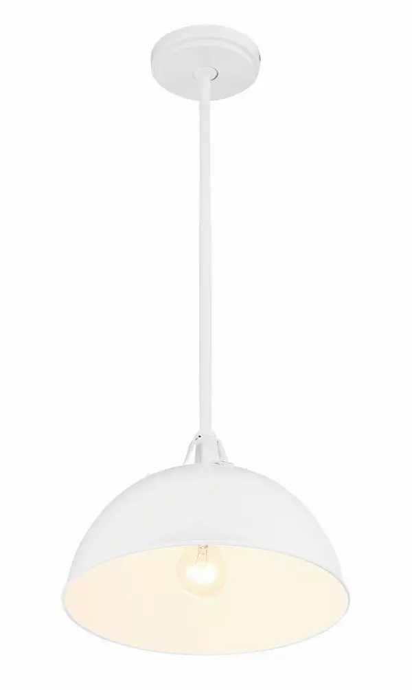 Soto 12" Pendant in Matte White - Image 10