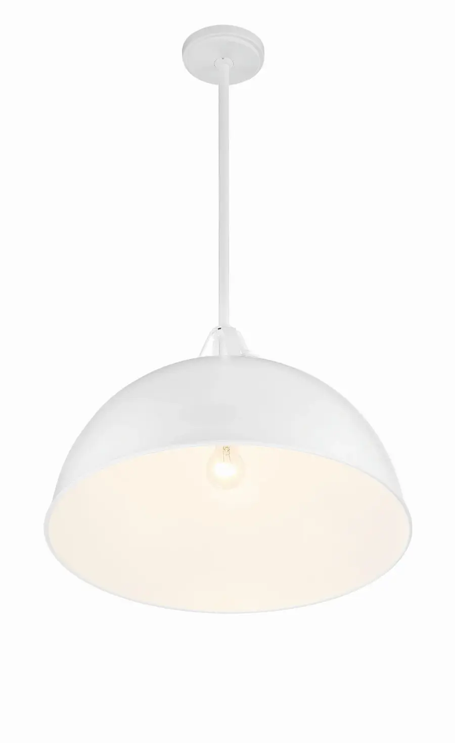 Soto 20" Pendant in Matte White - Image 11