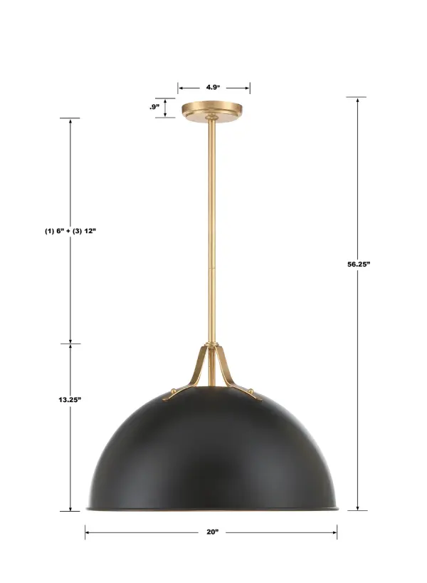 Soto 20" Pendant in Matte White - Image 6