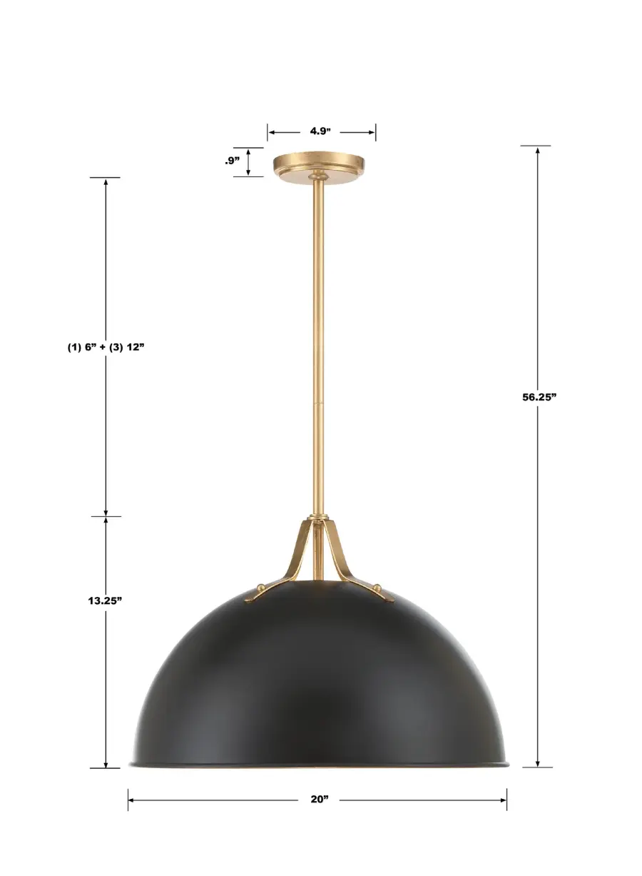 Soto 20" Pendant in Matte White - Image 6
