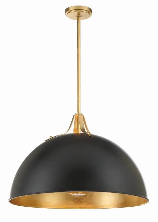 The Soto pendant combines industrial charm with modern farmhouse appeal through its oversized 23.5" dome shade. The matte white finish offers a fresh, clean aesthetic while directing focused light downward—ideal for task lighting over islands and dining areas.