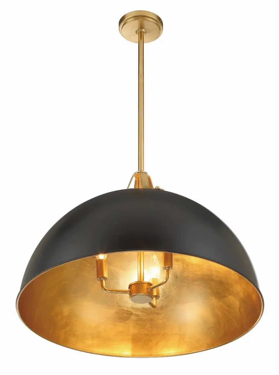 Soto 23.5" Matte White Dome Pendant - Image 4