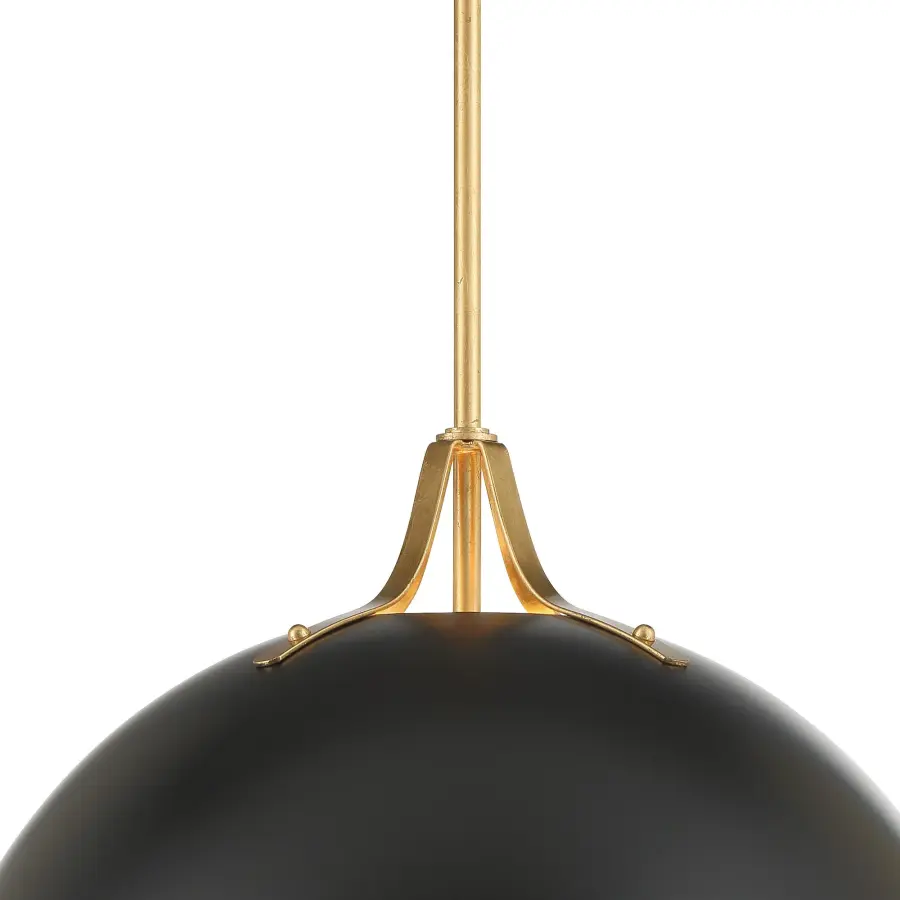 Soto 23.5" Matte White Dome Pendant - Image 5