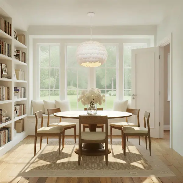 Talia 20.5" Chandelier in Matte White - Image 7