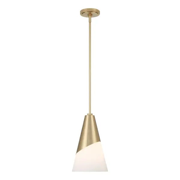 Tori 9" Mini Pendant in Matte Black - Image 1