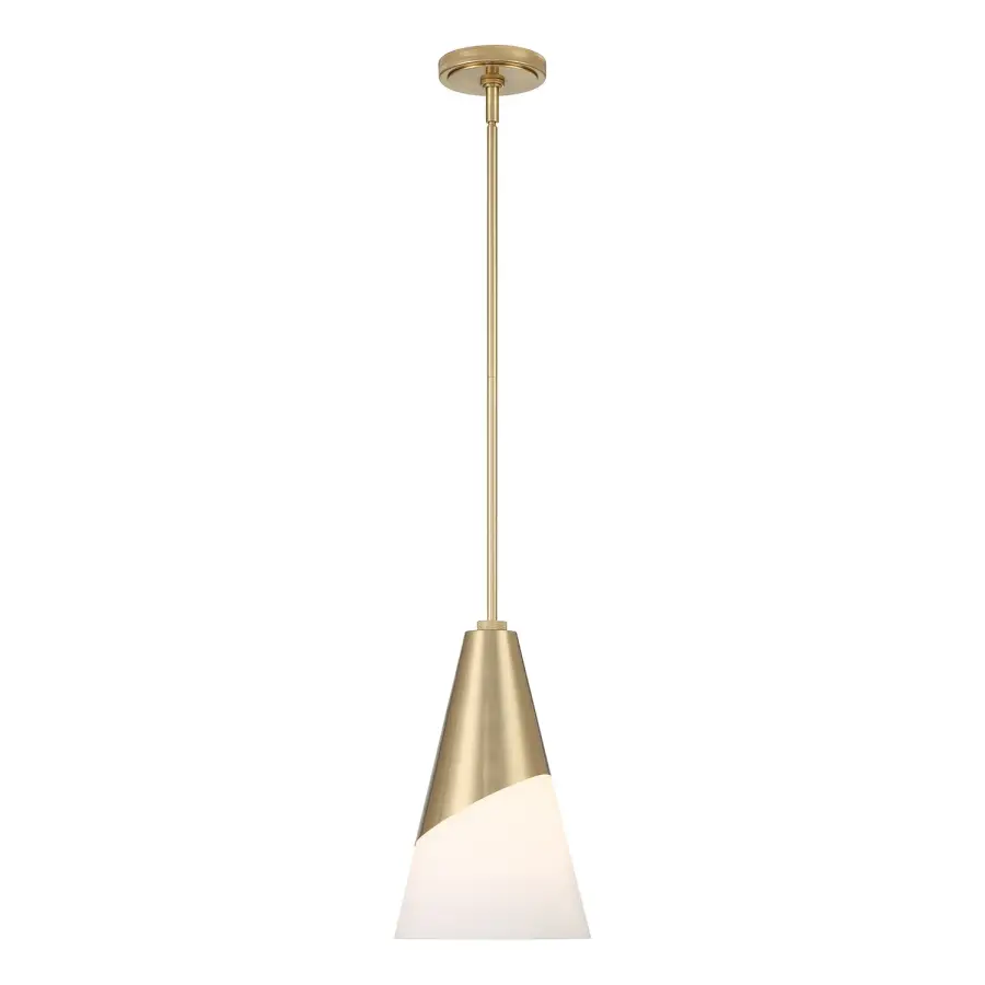Tori 9" Mini Pendant in Matte Black - Image 1