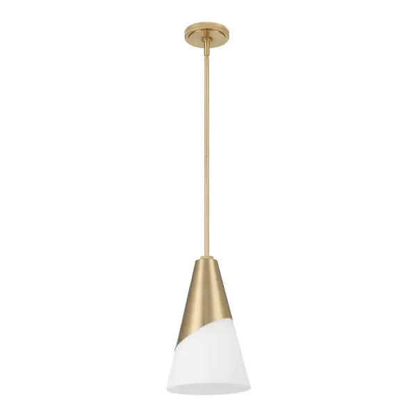 Tori 9" Mini Pendant in Matte Black - Image 2