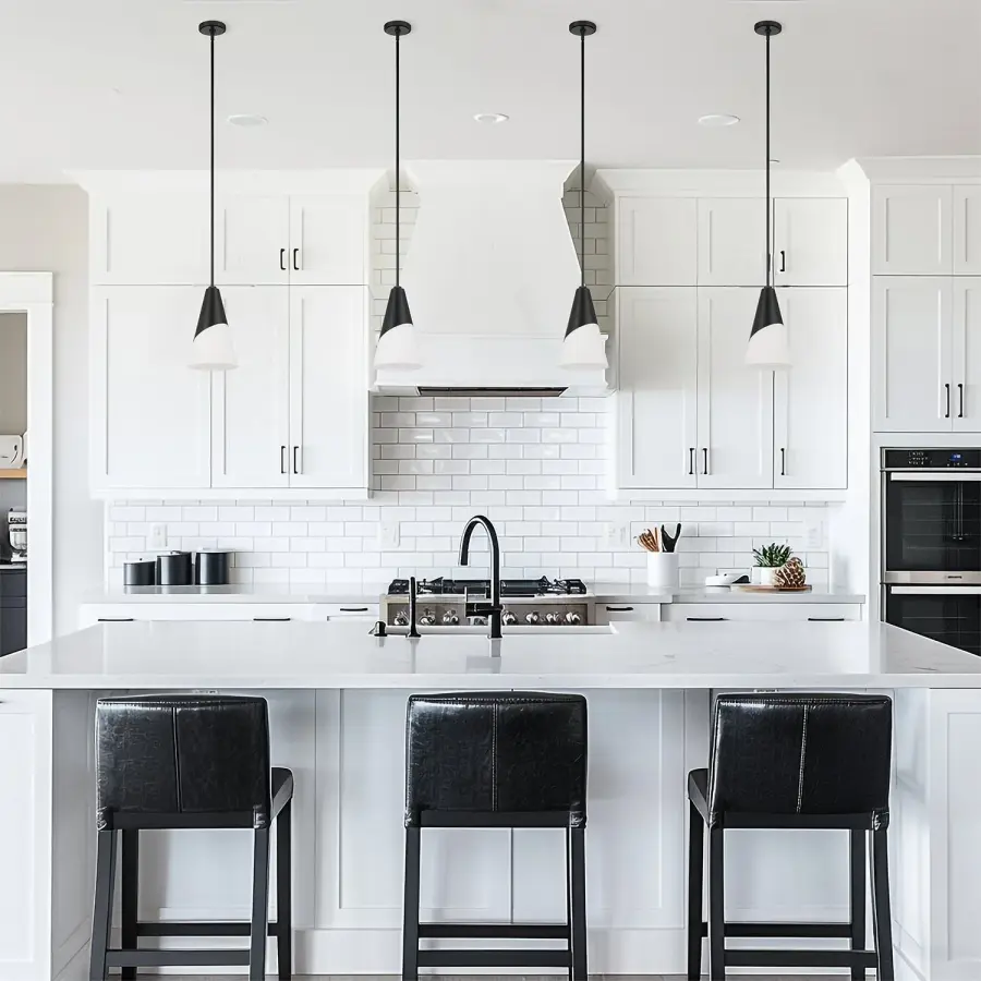 Tori 9" Mini Pendant in Matte Black - Image 14