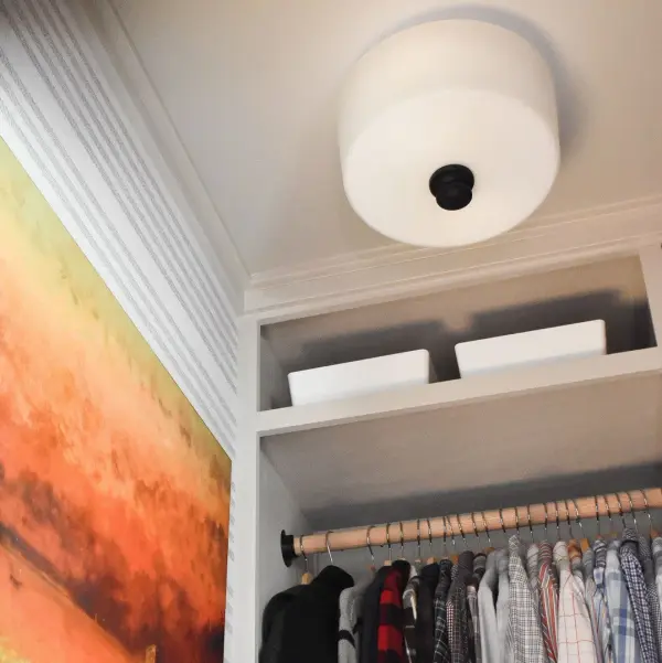 Travis 12.5" Semi Flush Mount in Black Forged - Image 11