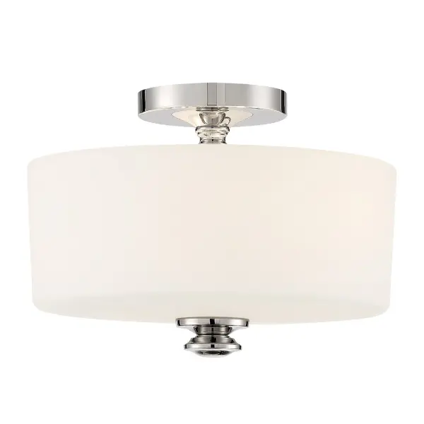 Travis 12.5" Semi Flush Mount in Black Forged - Image 15