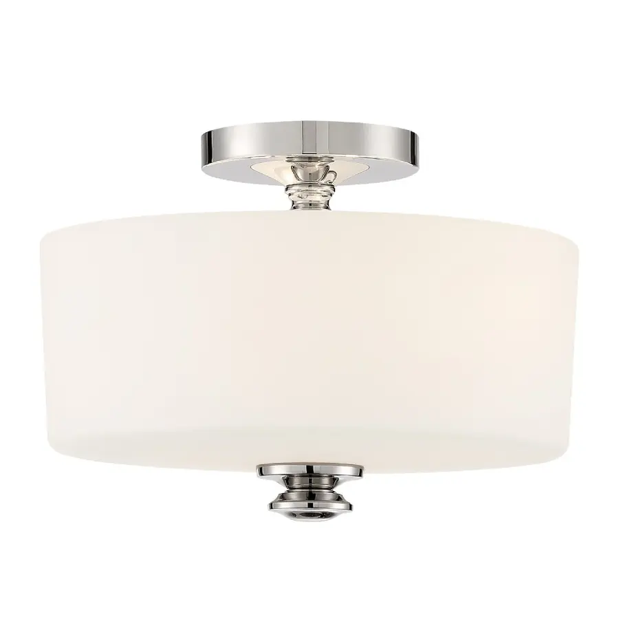Travis 12.5" Semi Flush Mount in Black Forged - Image 15