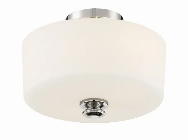 Travis 12.5" Semi Flush Mount in Black Forged - Image 16