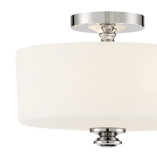 Travis 12.5" Semi Flush Mount in Black Forged - Image 17
